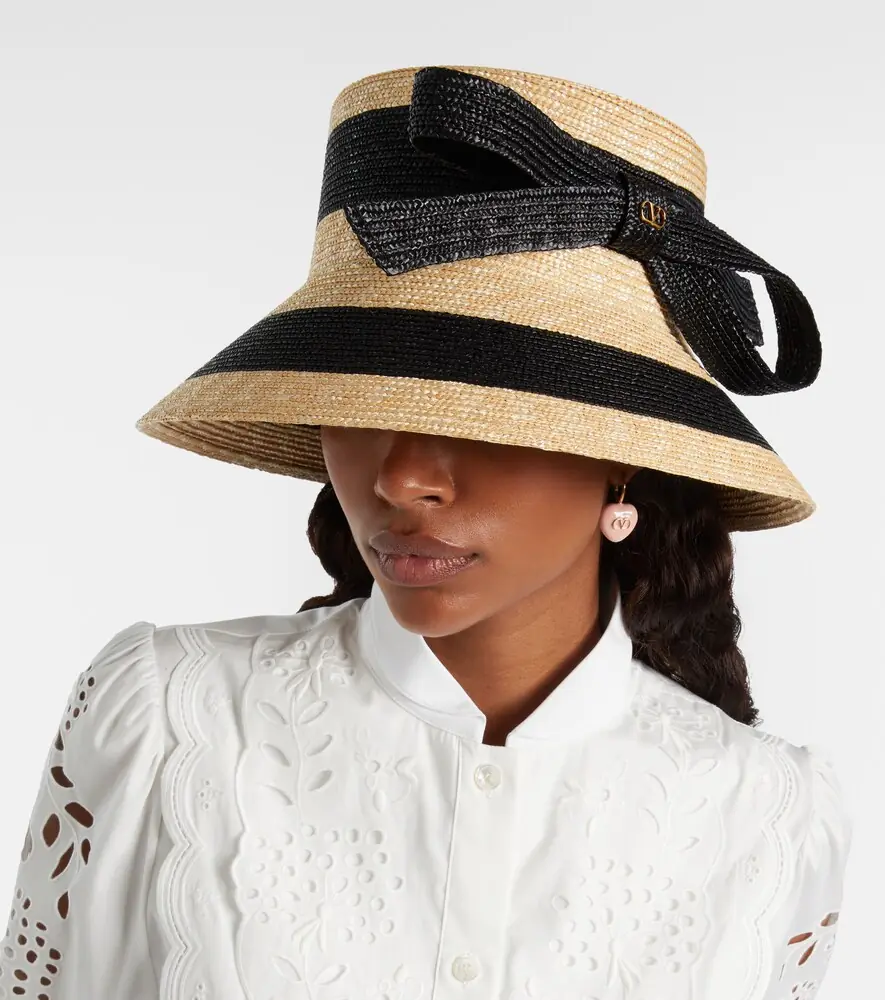 Valentino Straw bucket hat | Thumbnail 4 Valentino Straw bucket hat | Thumbnail 4