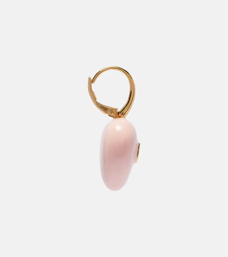 Valentino Garavani Caur Royal VLogo enamel earrings | Thumbnail 4