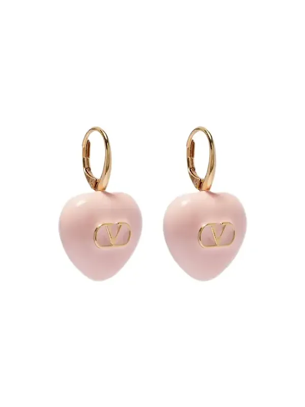 Caur Royal VLogo enamel earrings Caur Royal VLogo enamel earrings