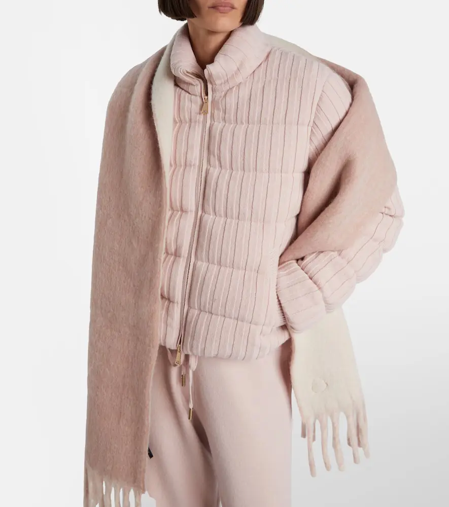 Moncler Wool and cashmere down cardigan | Thumbnail 2 Moncler Wool and cashmere down cardigan | Thumbnail 2