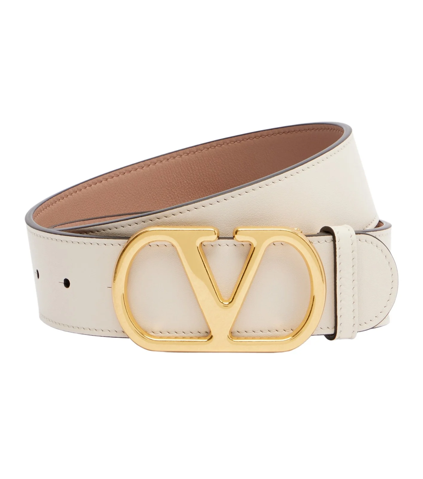 VLogo reversible leather belt