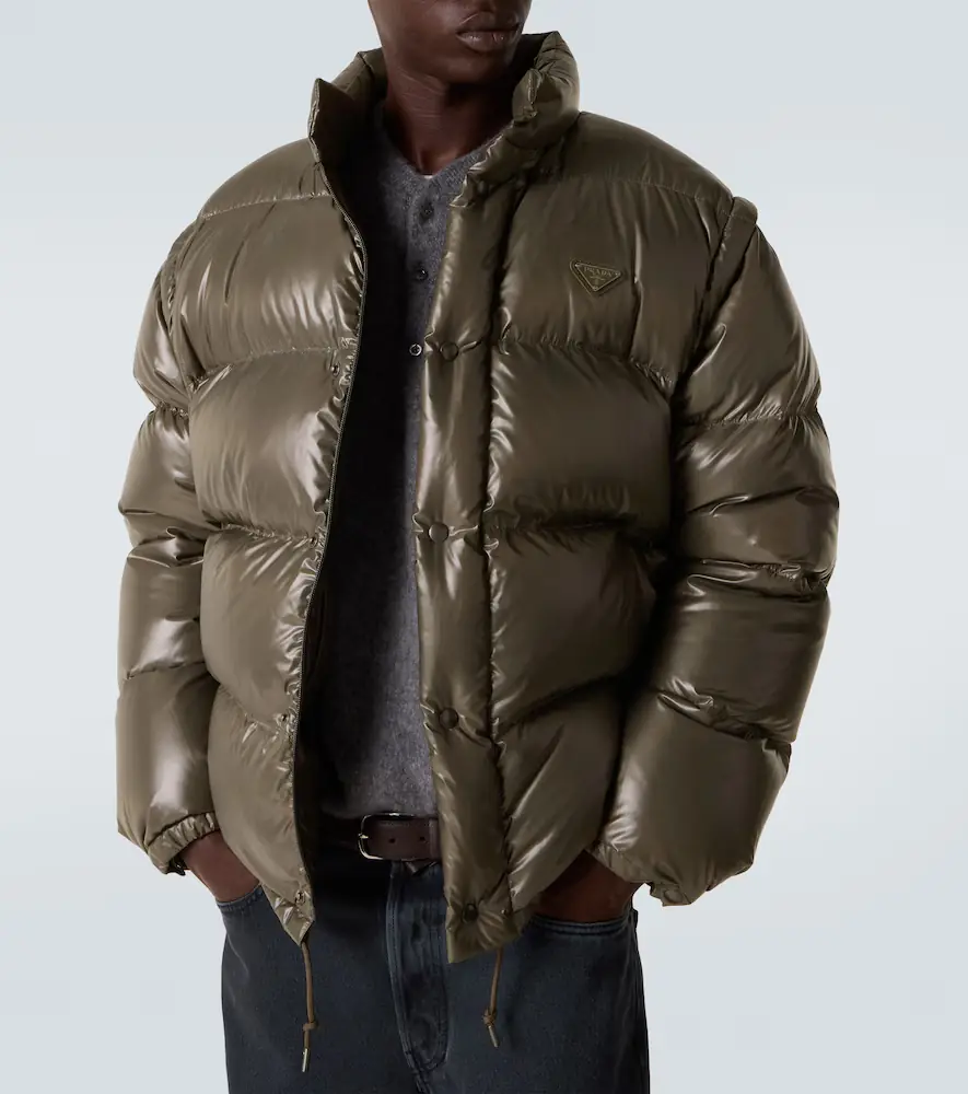 Prada Re-Nylon down jacket | Thumbnail 2 Prada Re-Nylon down jacket | Thumbnail 2