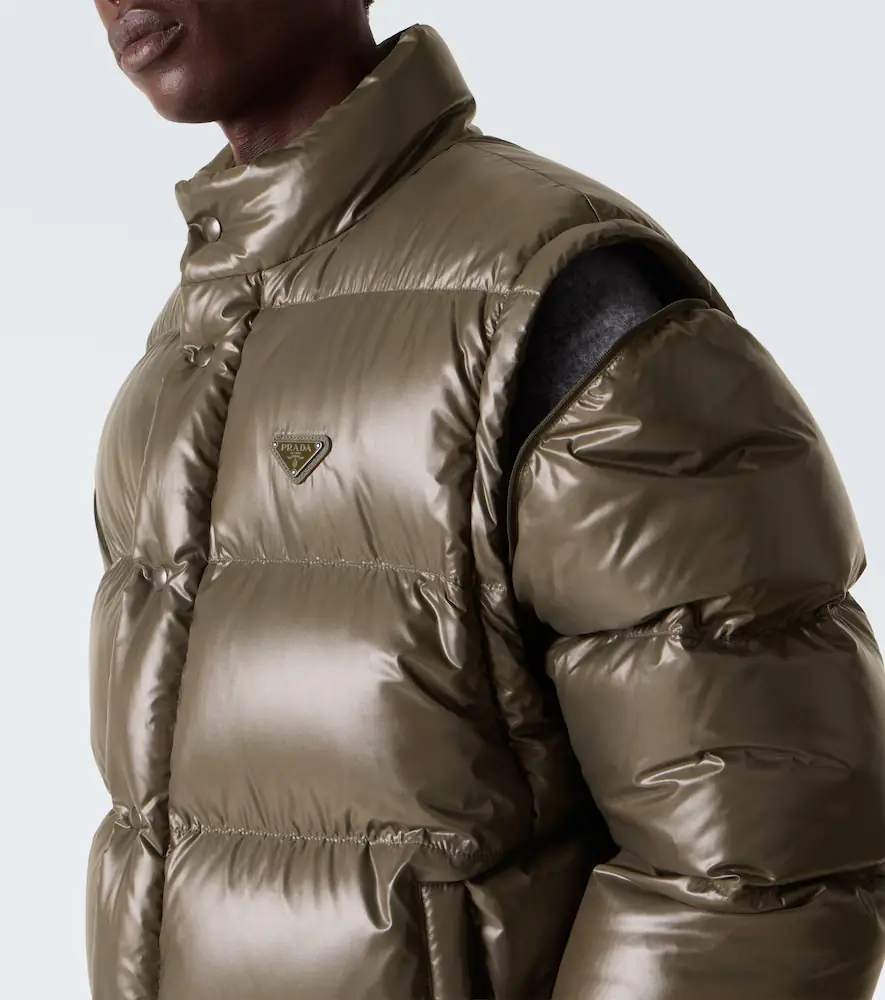 Prada Re-Nylon down jacket | Thumbnail 3 Prada Re-Nylon down jacket | Thumbnail 3