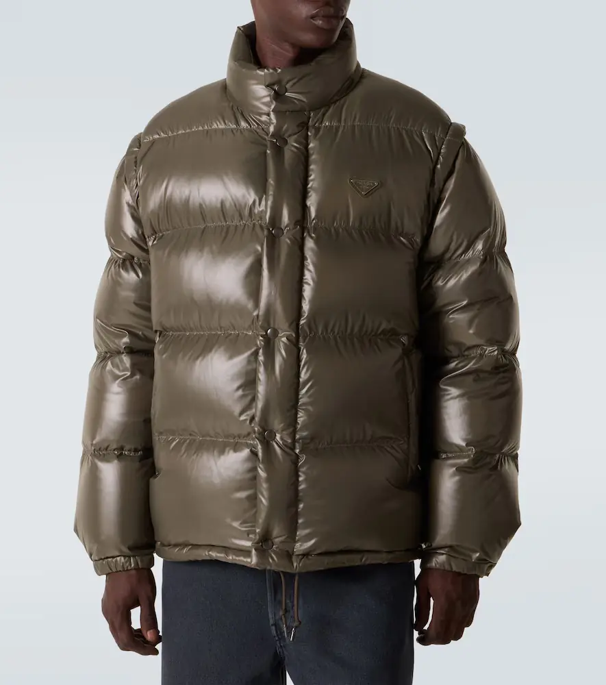 Prada Re-Nylon down jacket | Thumbnail 4 Prada Re-Nylon down jacket | Thumbnail 4