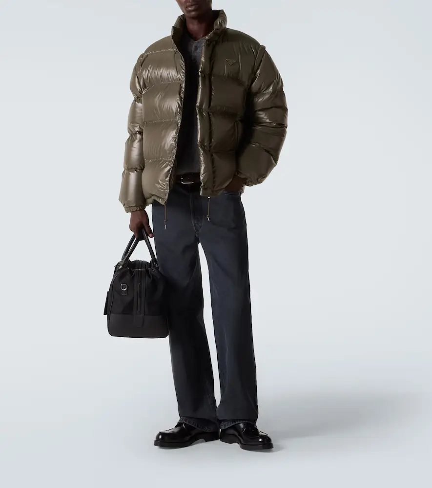 Prada Re-Nylon down jacket | Thumbnail 5 Prada Re-Nylon down jacket | Thumbnail 5