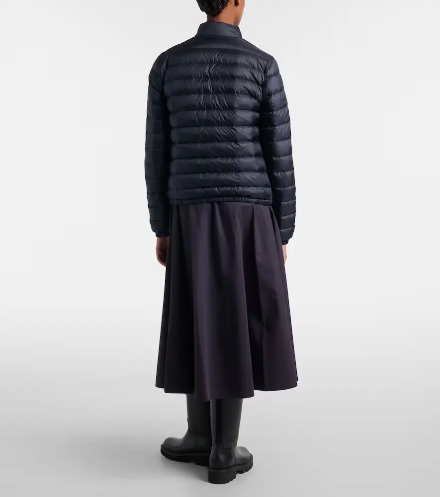 Moncler Cotton-blend jersey midi skirt | Thumbnail 5