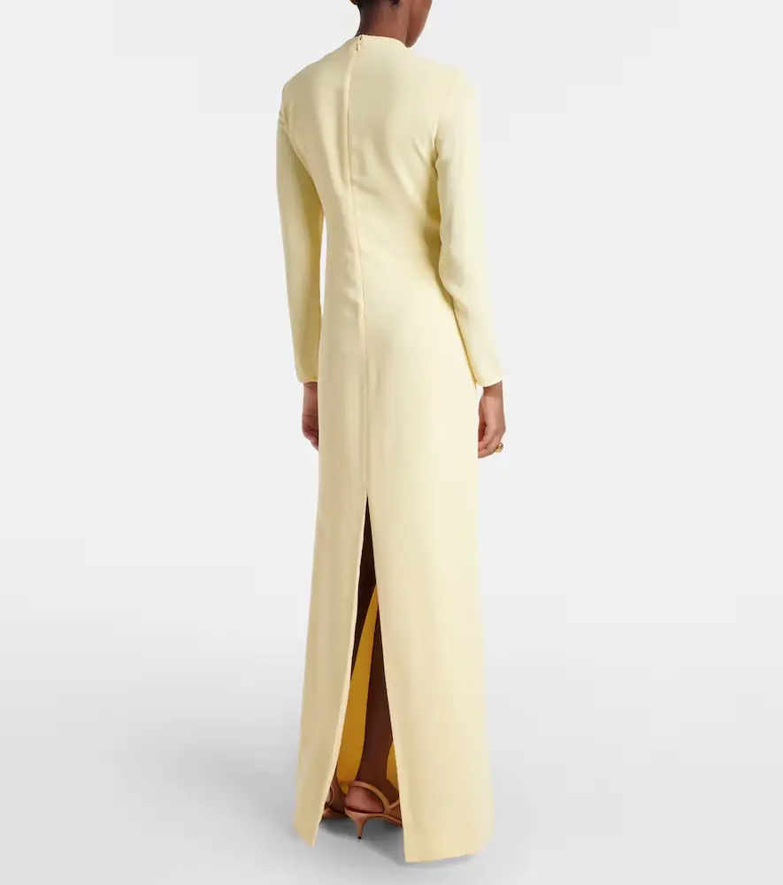 Costarellos Zarie embellished crêpe gown | Thumbnail 3 Costarellos Zarie embellished crêpe gown | Thumbnail 3