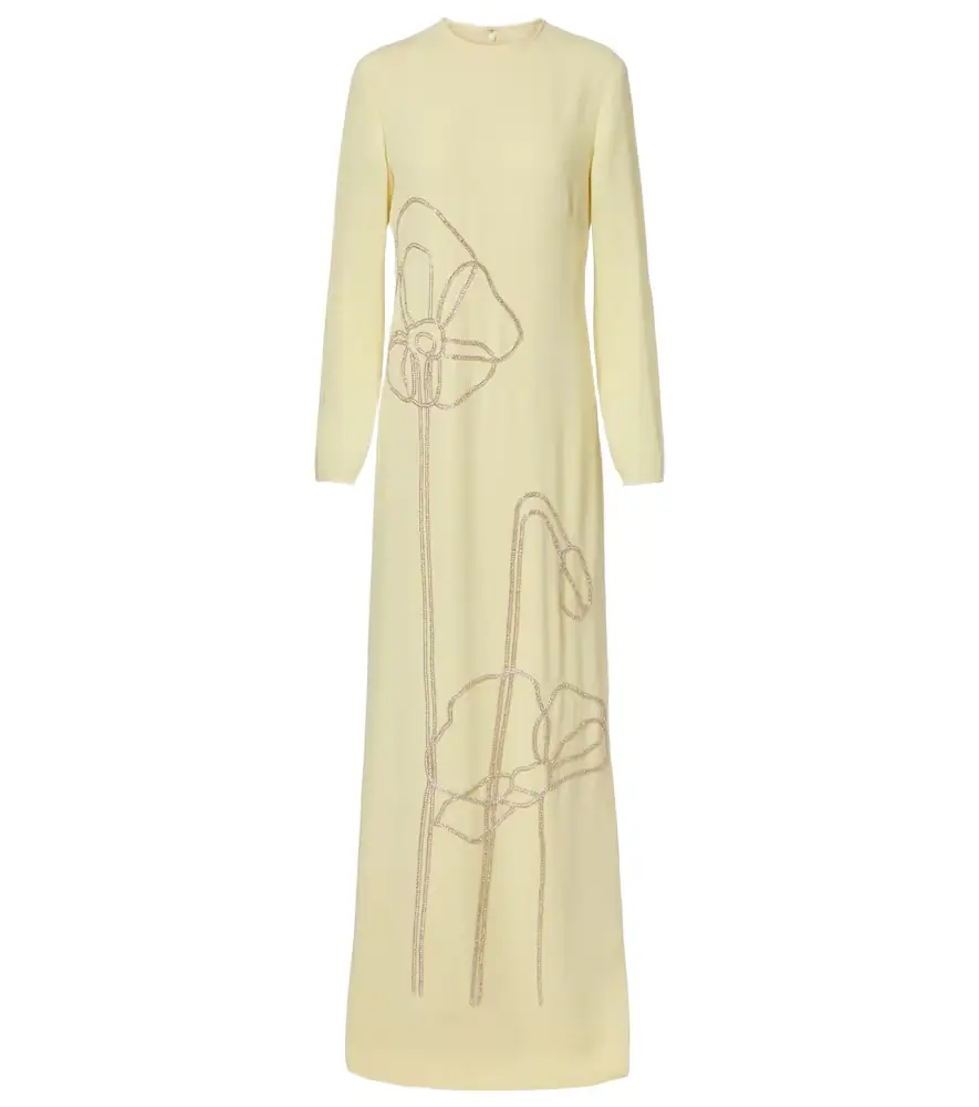 Costarellos Zarie embellished crêpe gown | Image 1 Costarellos Zarie embellished crêpe gown | Image 1
