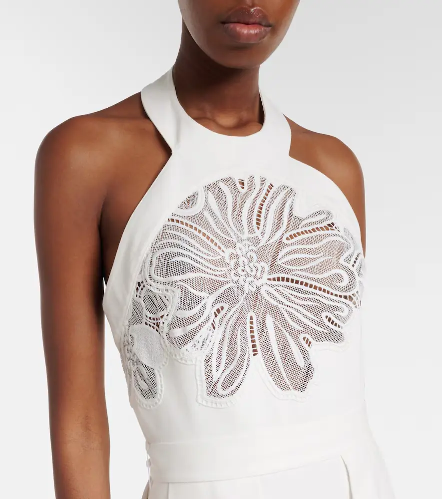 Elie Saab Embroidered halterneck cocktail dress | Thumbnail 2 Elie Saab Embroidered halterneck cocktail dress | Thumbnail 2