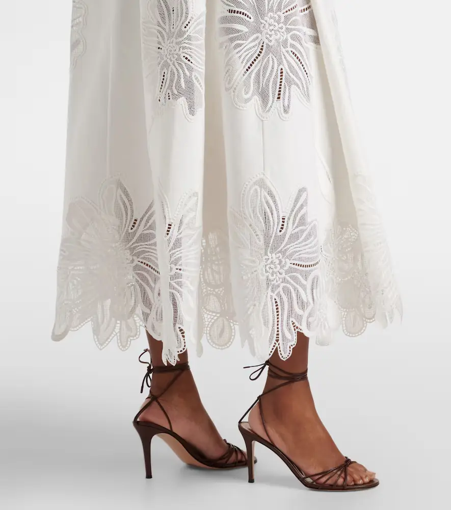 Elie Saab Embroidered halterneck cocktail dress | Thumbnail 4 Elie Saab Embroidered halterneck cocktail dress | Thumbnail 4