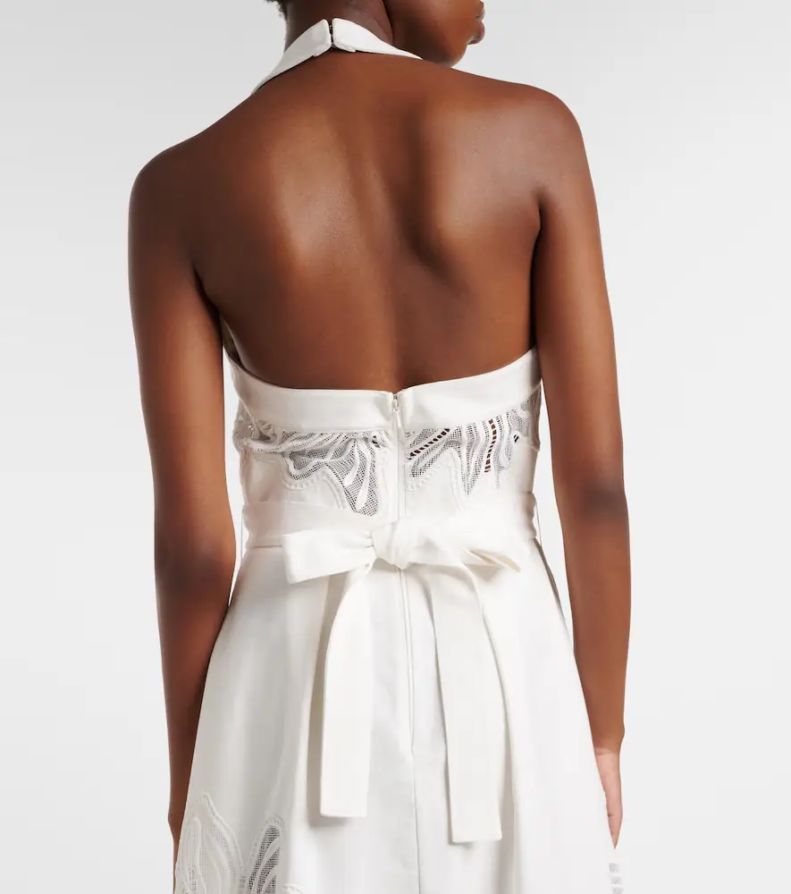 Elie Saab Embroidered halterneck cocktail dress | Thumbnail 7 Elie Saab Embroidered halterneck cocktail dress | Thumbnail 7
