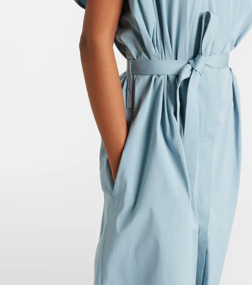 Jil Sander Belted cotton poplin shirt dress | Thumbnail 2