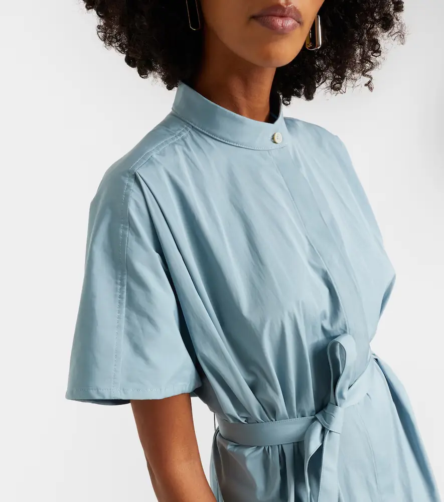 Jil Sander Belted cotton poplin shirt dress | Thumbnail 5
