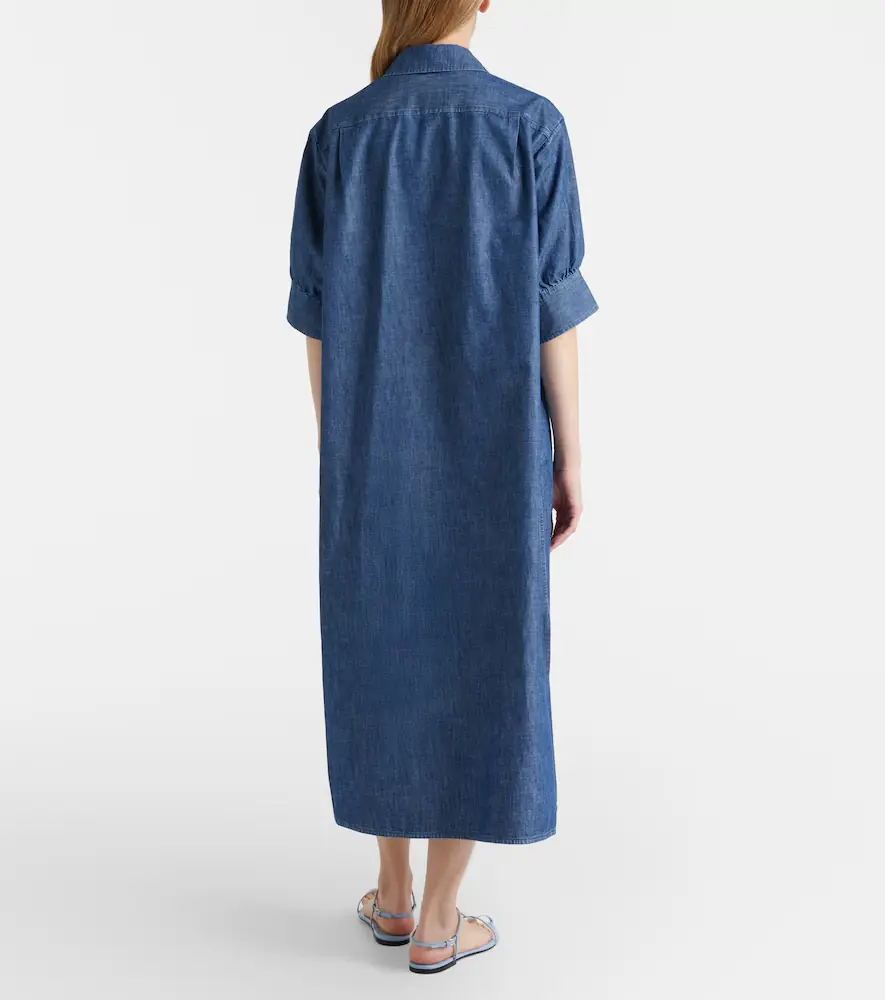 Jil Sander Cotton chambray shirt dress | Thumbnail 2 Jil Sander Cotton chambray shirt dress | Thumbnail 2