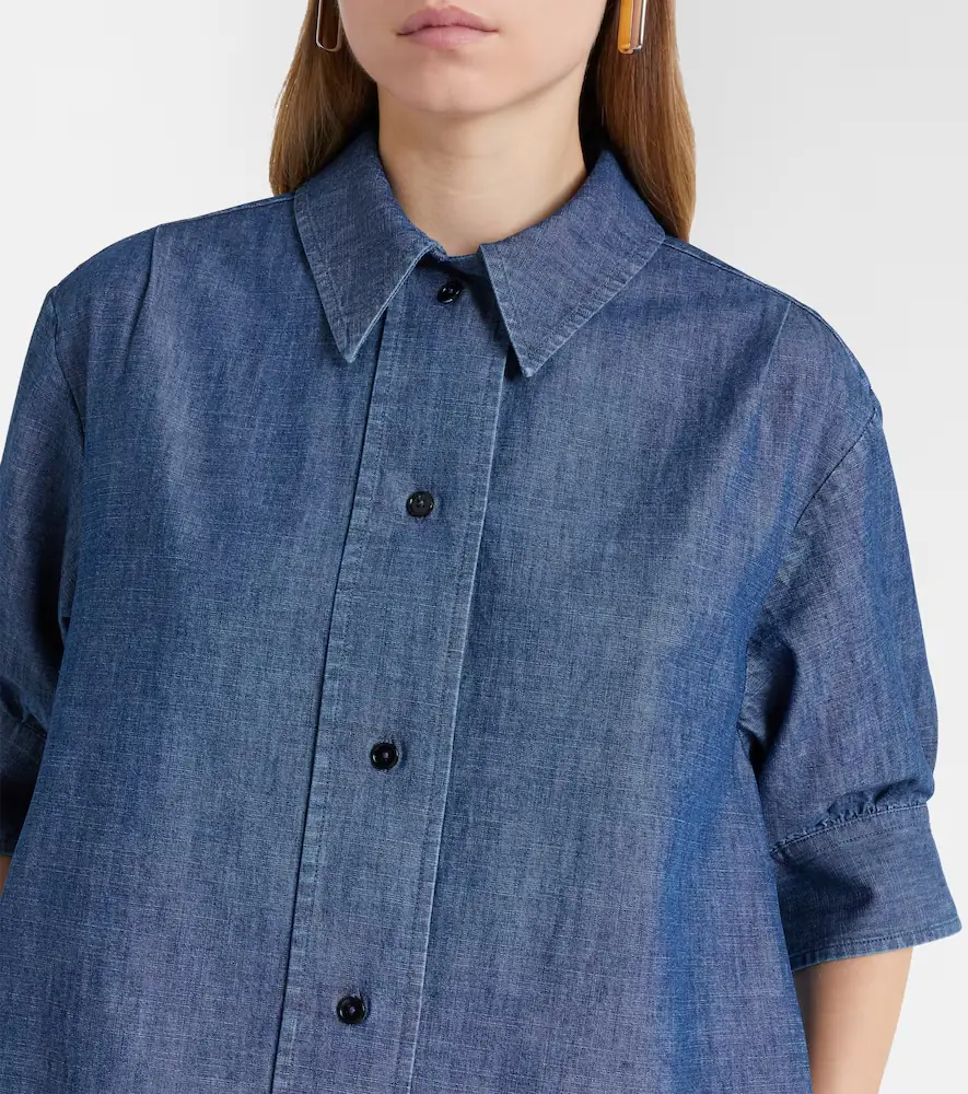 Jil Sander Cotton chambray shirt dress | Thumbnail 5 Jil Sander Cotton chambray shirt dress | Thumbnail 5