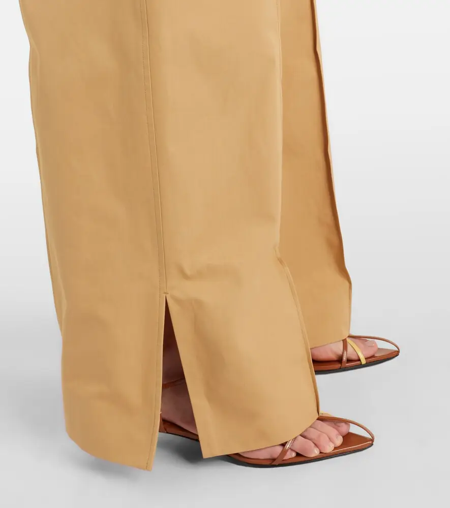 Jil Sander Cotton drill wide-leg pants | Thumbnail 5 Jil Sander Cotton drill wide-leg pants | Thumbnail 5