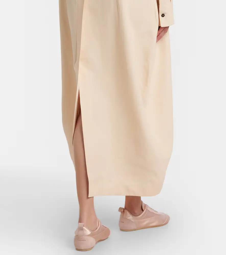 Jil Sander Oversized linen shirt dress | Thumbnail 5