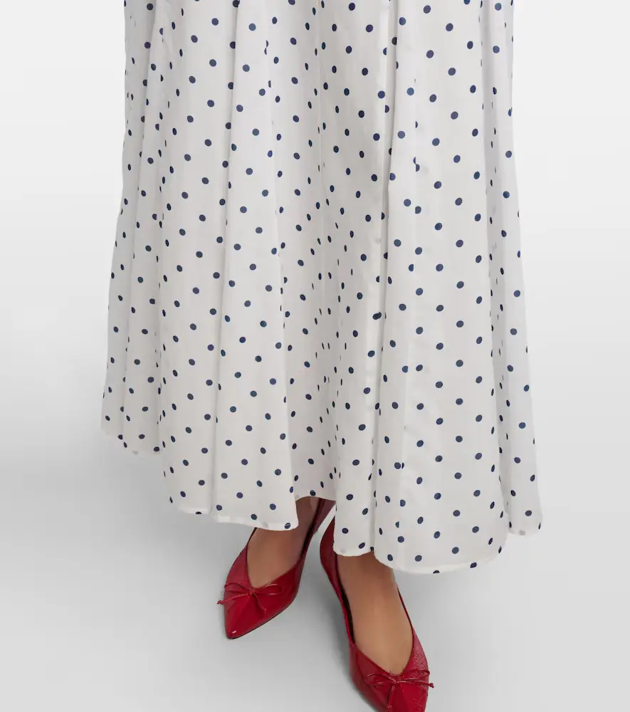 Posse Paloma polka-dot maxi dress | Thumbnail 4