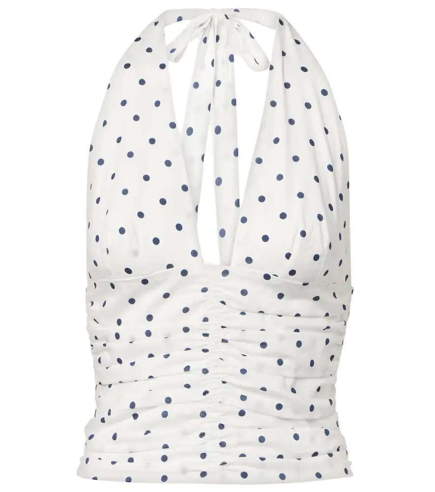 Posse Edie polka-dot halterneck top | Image 1 Posse Edie polka-dot halterneck top | Image 1
