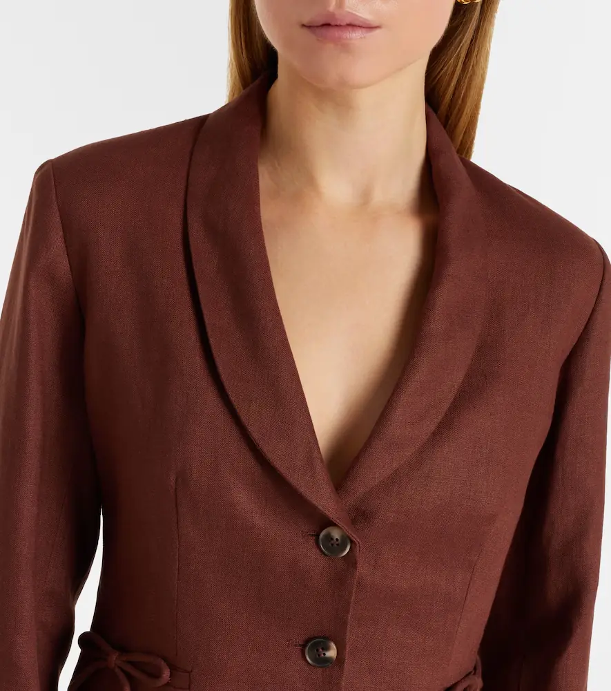 Posse Sabine linen blazer | Thumbnail 3