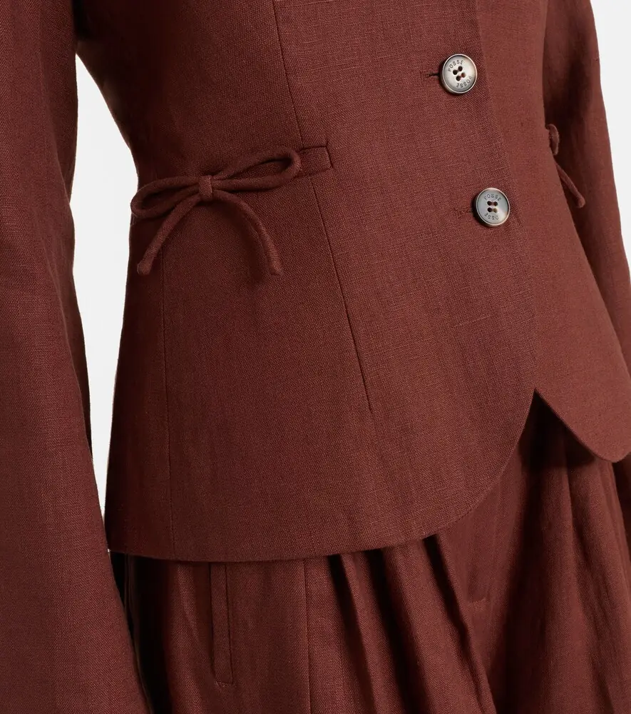 Posse Sabine linen blazer | Thumbnail 7