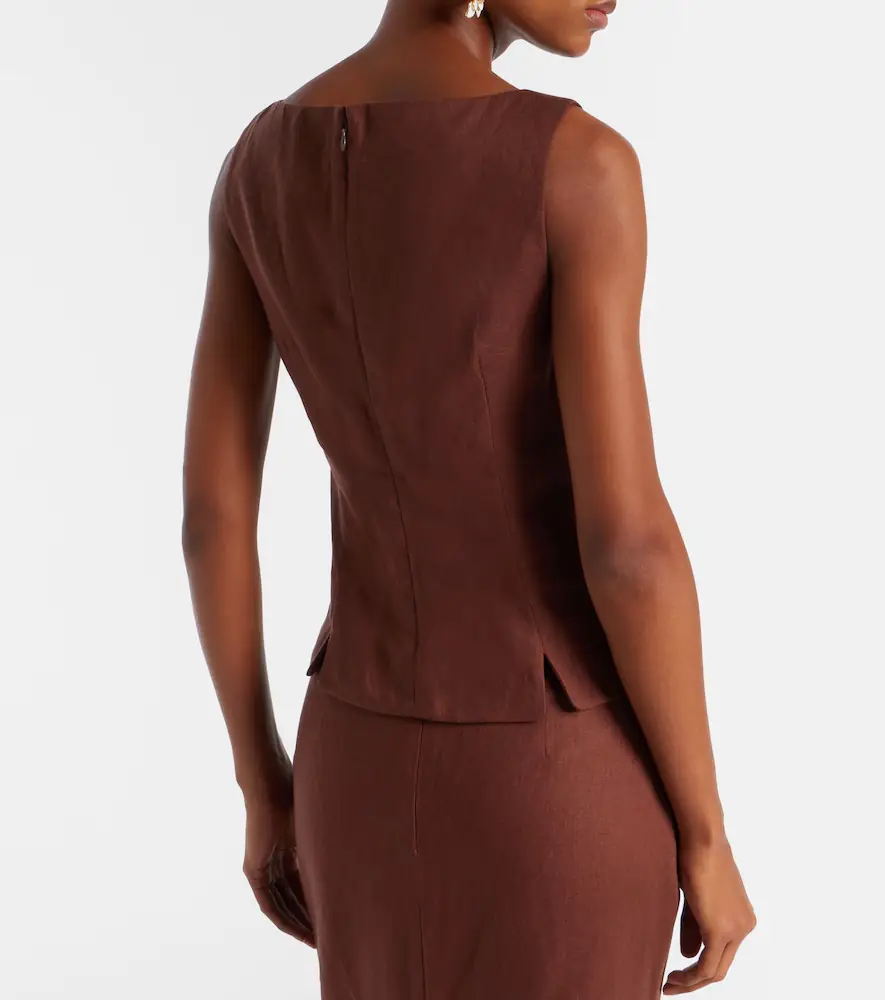 Posse Sabine linen top | Thumbnail 4