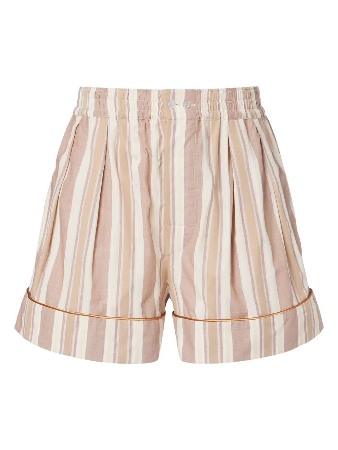 Saint Laurent Striped cotton shorts