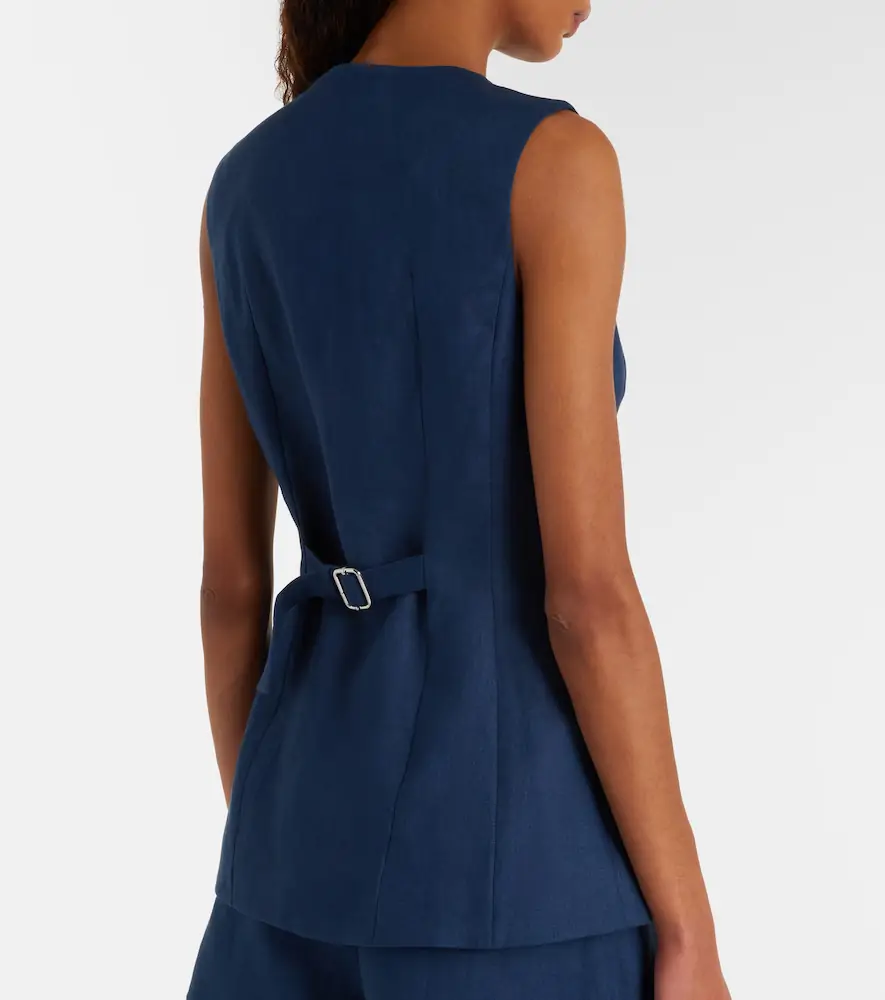 Posse Sabine linen vest | Thumbnail 4 Posse Sabine linen vest | Thumbnail 4
