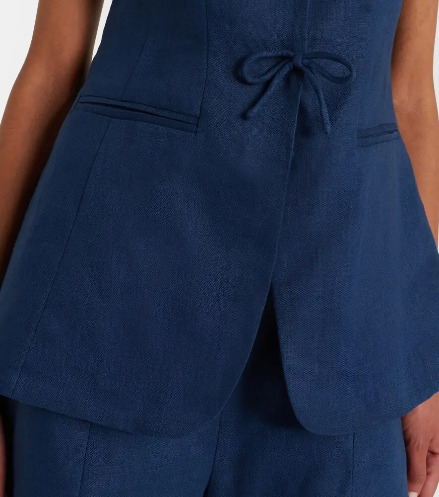 Posse Sabine linen vest | Thumbnail 5 Posse Sabine linen vest | Thumbnail 5