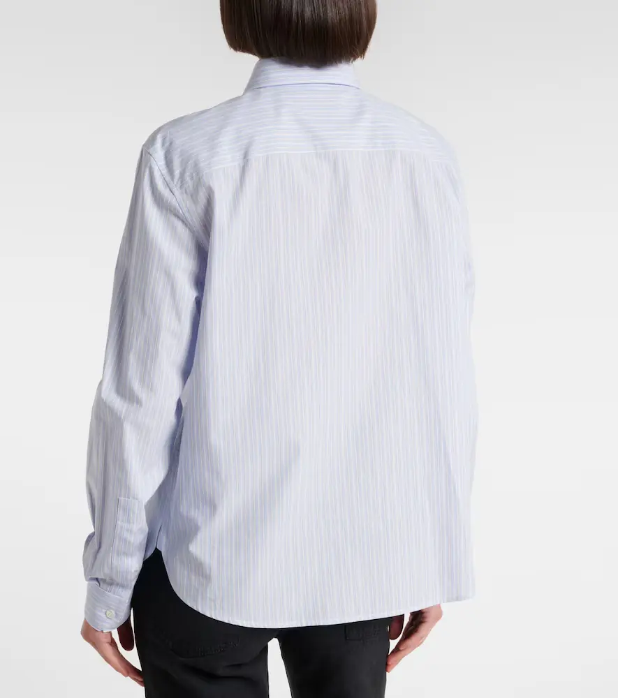 Saint Laurent Striped cotton poplin shirt | Thumbnail 3 Saint Laurent Striped cotton poplin shirt | Thumbnail 3