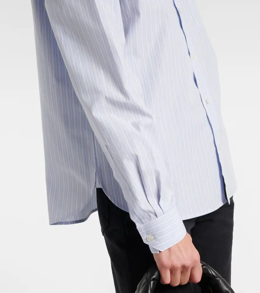 Saint Laurent Striped cotton poplin shirt | Thumbnail 6 Saint Laurent Striped cotton poplin shirt | Thumbnail 6
