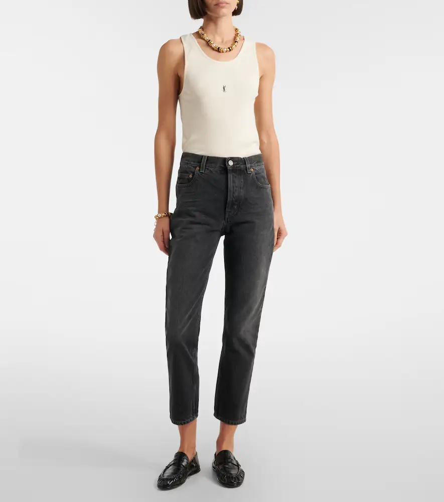 Saint Laurent '90s high-rise slim jeans | Thumbnail 6 Saint Laurent '90s high-rise slim jeans | Thumbnail 6