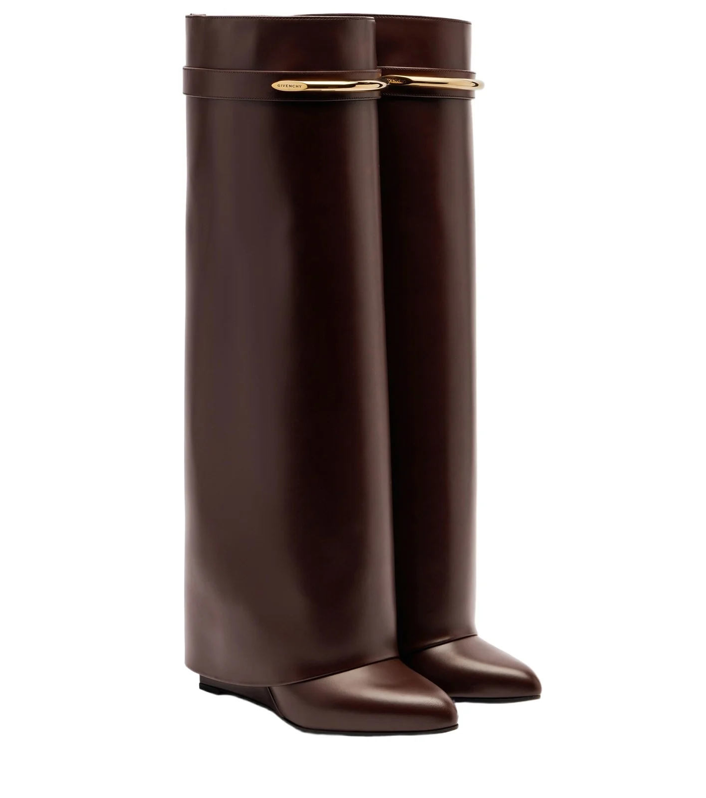 Shark 95 leather knee-high boots