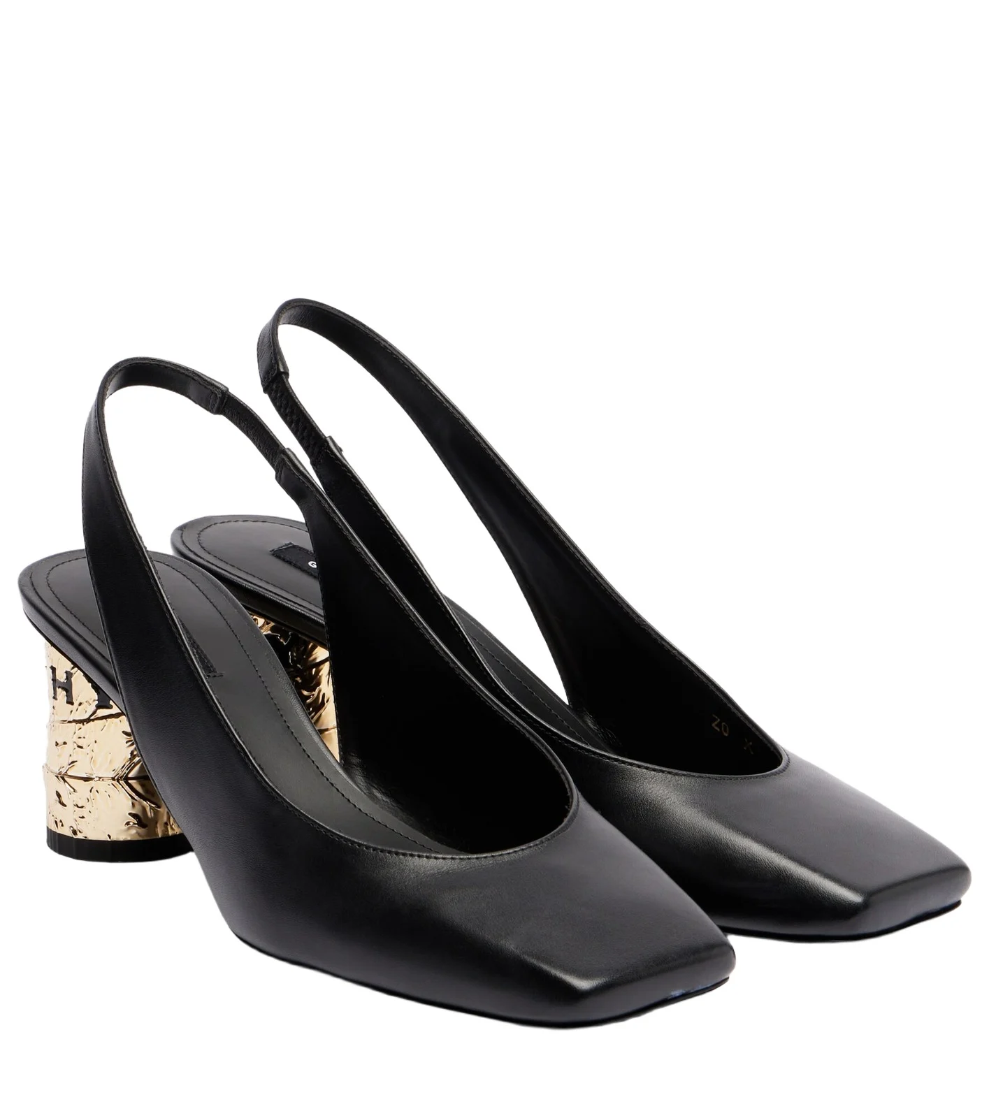 Tape 65 leather slingback pumps Tape 65 leather slingback pumps