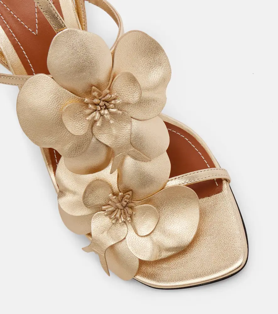 Zimmermann Orchid 85 metallic leather sandals | Thumbnail 2