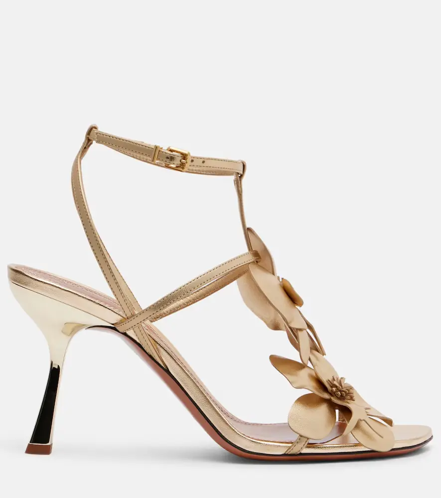 Zimmermann Orchid 85 metallic leather sandals | Thumbnail 3