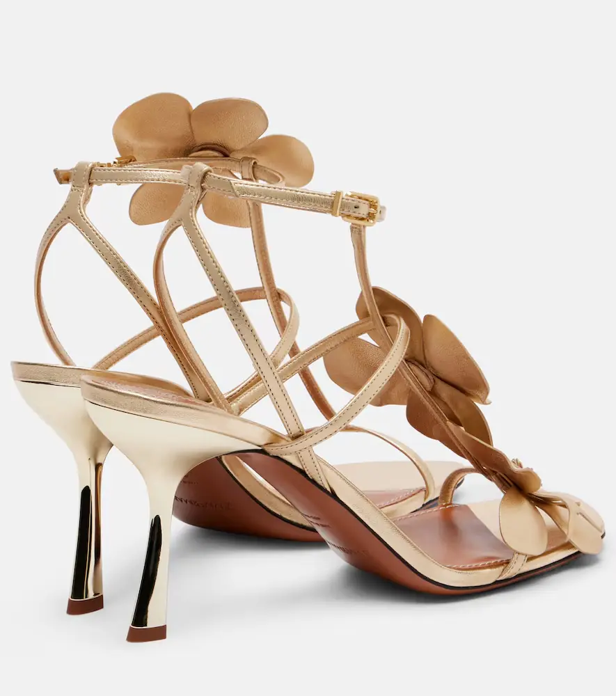 Zimmermann Orchid 85 metallic leather sandals | Thumbnail 4