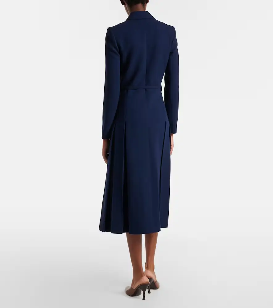 Emilia Wickstead Chaney wool crêpe midi dress | Thumbnail 2