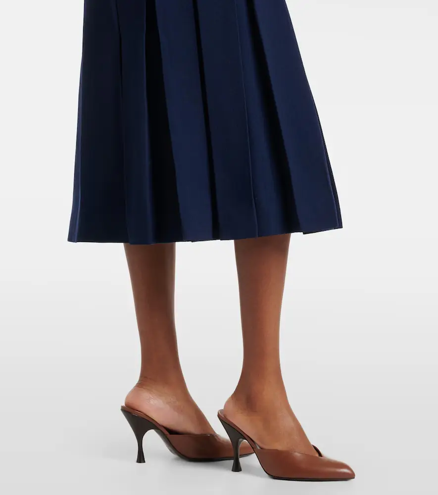 Emilia Wickstead Chaney wool crêpe midi dress | Thumbnail 5