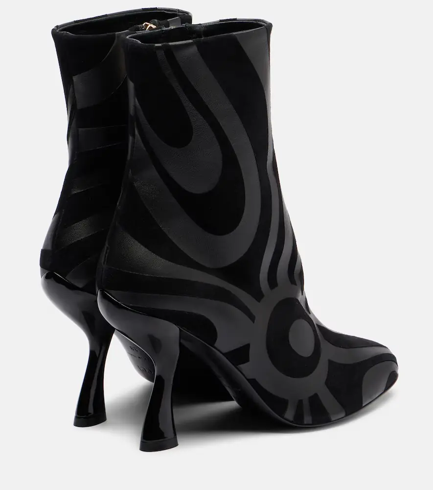 PUCCI Marmo suede and leather ankle boots | Thumbnail 3