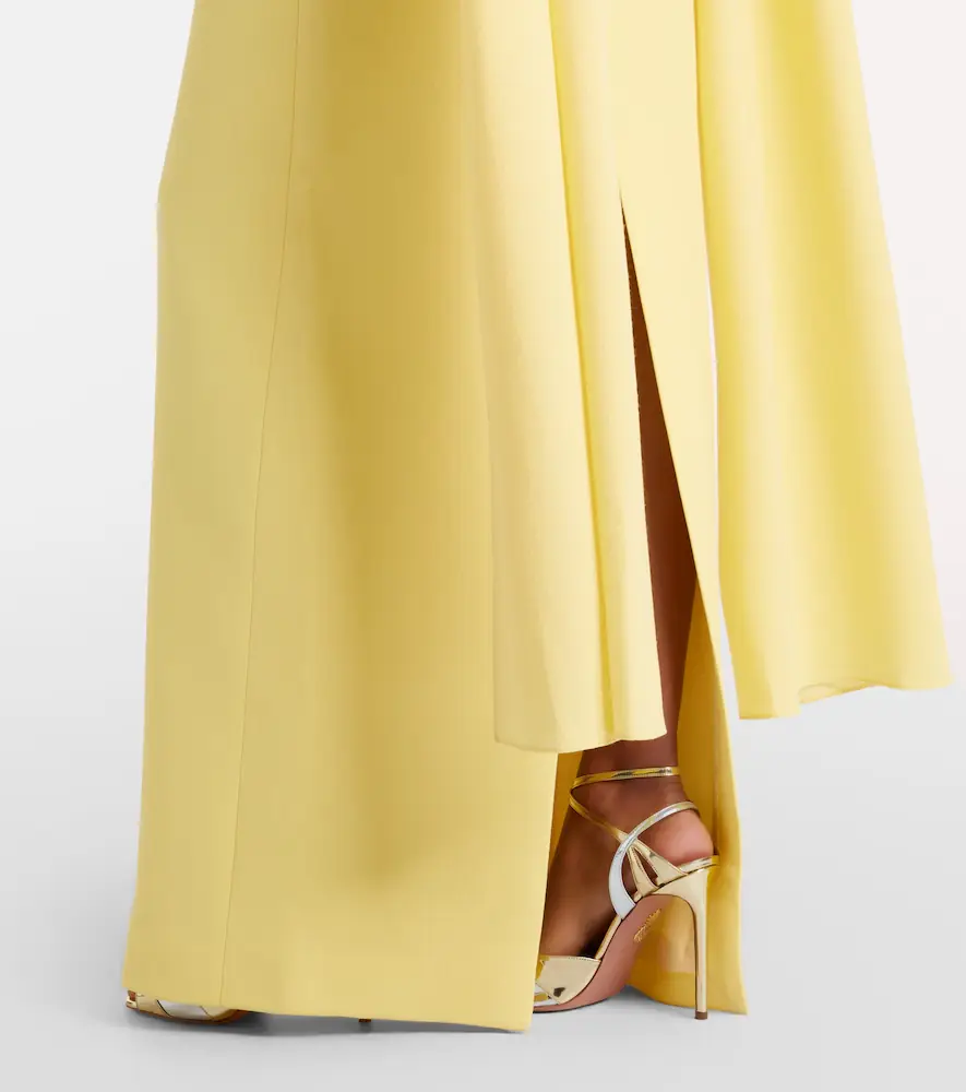 Emilia Wickstead Zaira draped crêpe gown | Thumbnail 5 Emilia Wickstead Zaira draped crêpe gown | Thumbnail 5