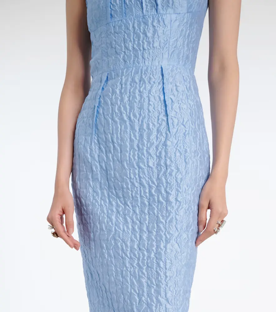 Emilia Wickstead Sharon seersucker gown | Thumbnail 4 Emilia Wickstead Sharon seersucker gown | Thumbnail 4