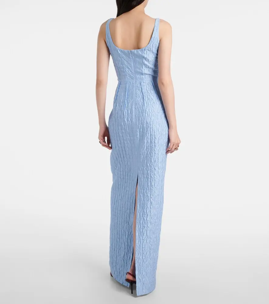Emilia Wickstead Sharon seersucker gown | Thumbnail 6 Emilia Wickstead Sharon seersucker gown | Thumbnail 6