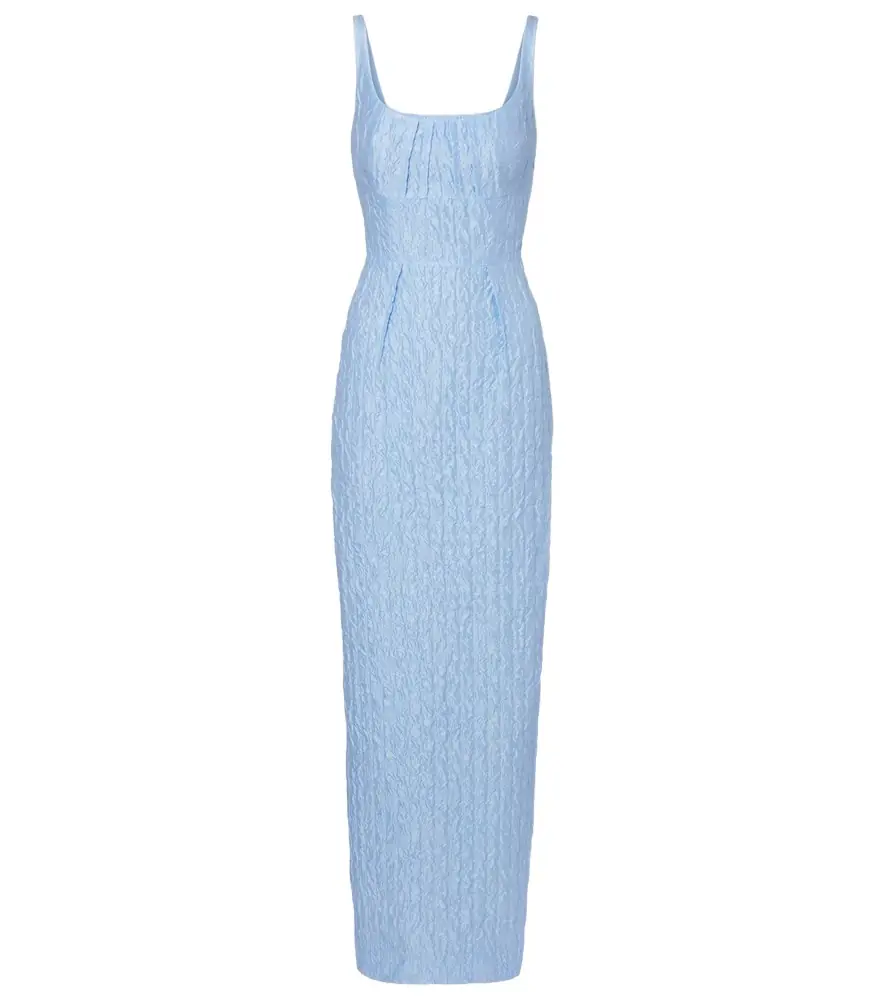 Emilia Wickstead Sharon seersucker gown | Image 1 Emilia Wickstead Sharon seersucker gown | Image 1