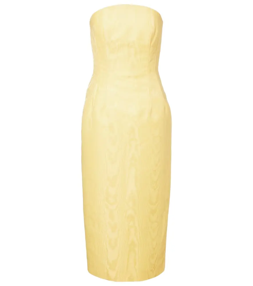 Emilia Wickstead Hailee moiré mikado corset dress | Image 1 Emilia Wickstead Hailee moiré mikado corset dress | Image 1