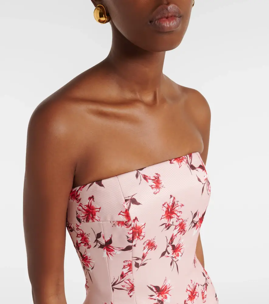 Emilia Wickstead Laelia floral gown | Thumbnail 3