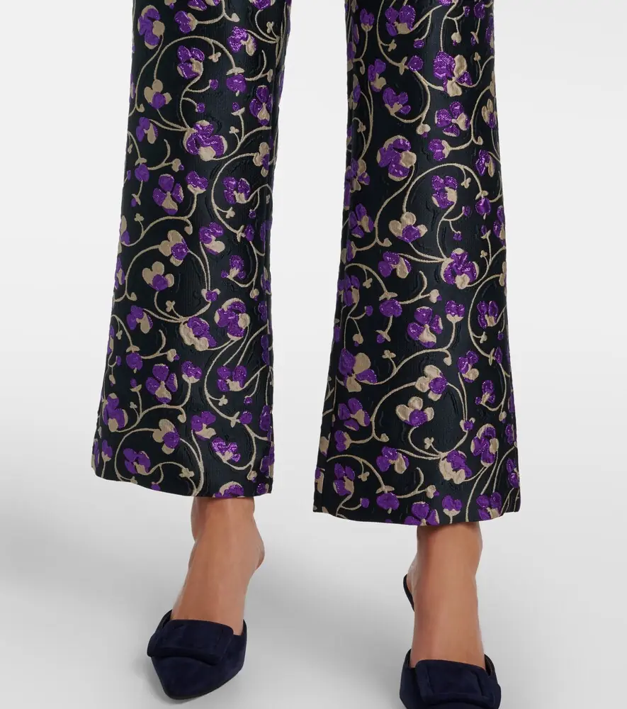 La DoubleJ 24/7 Honeysuckle jacquard straight pants | Thumbnail 2 La DoubleJ 24/7 Honeysuckle jacquard straight pants | Thumbnail 2