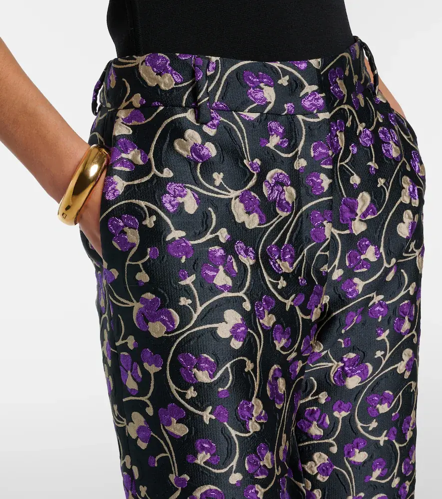 La DoubleJ 24/7 Honeysuckle jacquard straight pants | Thumbnail 6 La DoubleJ 24/7 Honeysuckle jacquard straight pants | Thumbnail 6