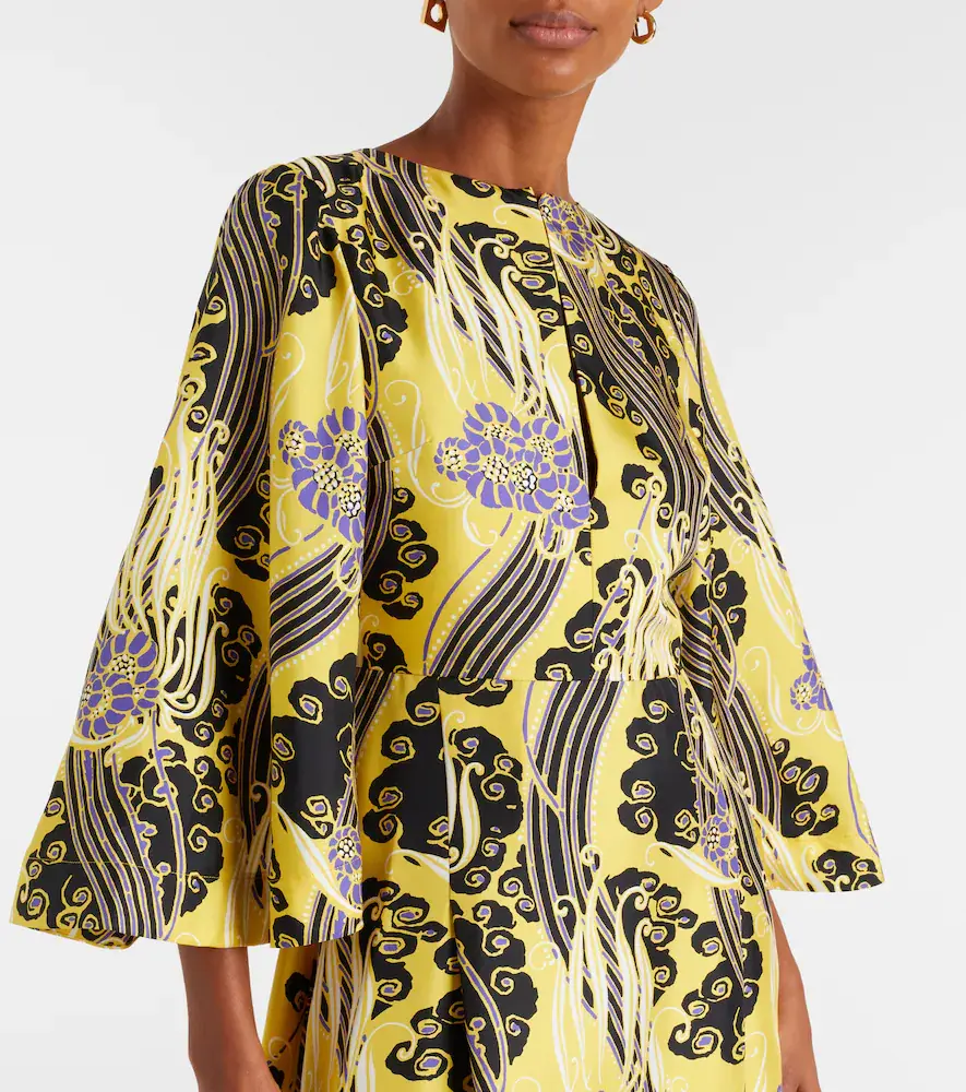 La DoubleJ Belle cutout printed silk maxi dress | Thumbnail 3 La DoubleJ Belle cutout printed silk maxi dress | Thumbnail 3