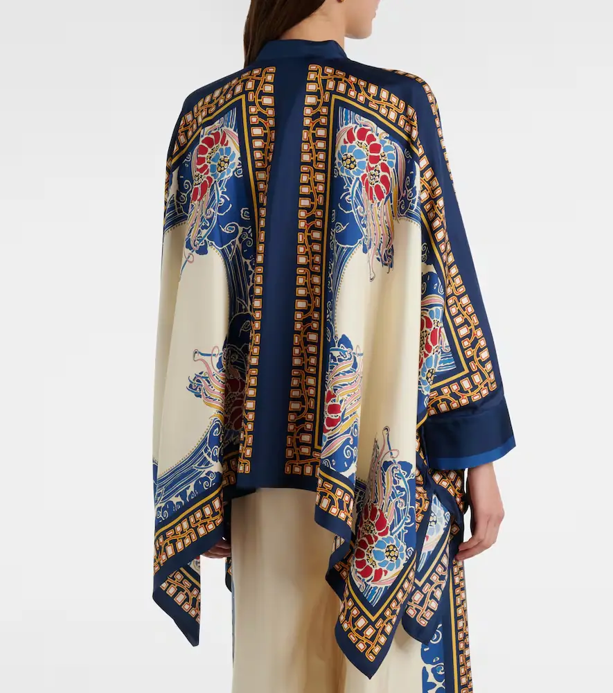 La DoubleJ Foulard printed silk twill shirt | Thumbnail 2